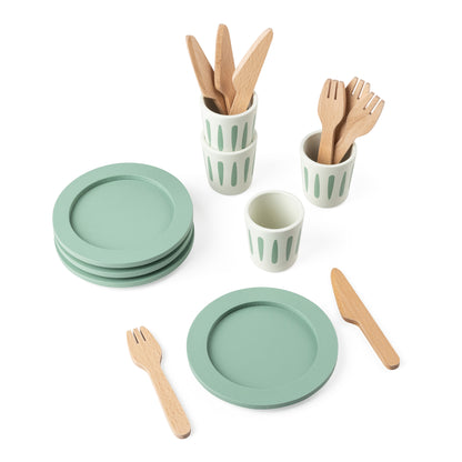 Zebra, Dining Set, Sage Green
