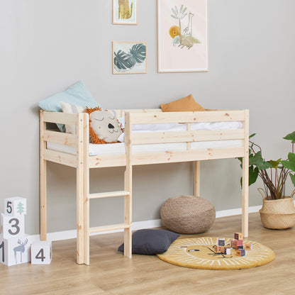 Hoppekids ECO Comfort, Loft bed 90x200 cm, Wood