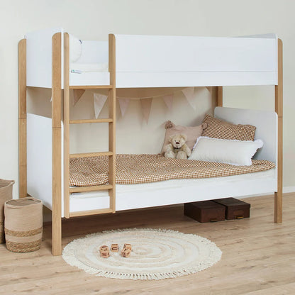 Hoppekids, ECO Luxury, Våningssäng 70x160 cm (konvertibel), Vit