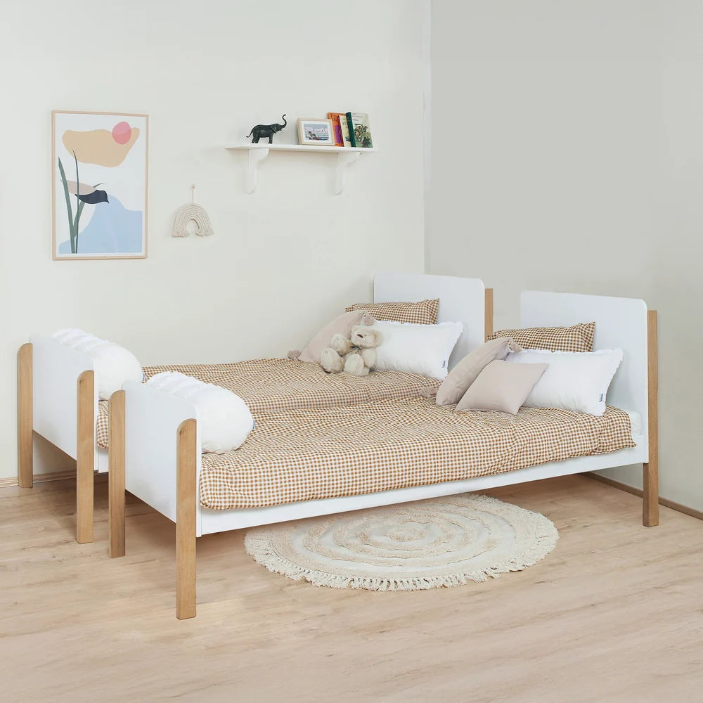 Hoppekids, ECO Luxury, Våningssäng 70x160 cm (konvertibel), Vit