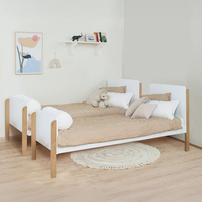 Hoppekids, ECO Luxury, Våningssäng 70x160 cm (konvertibel), Vit