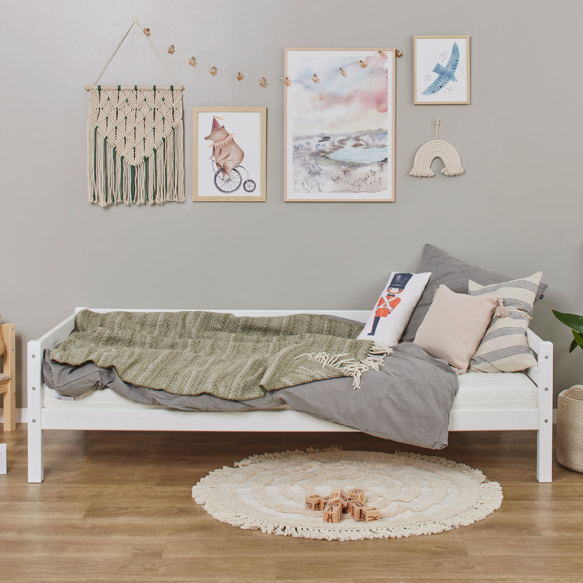 Hoppekids, ECO Dream, Junior bed 90x200 cm, White