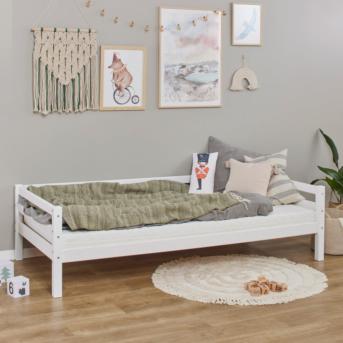 Hoppekids, ECO Dream, Junior bed 90x200 cm, White