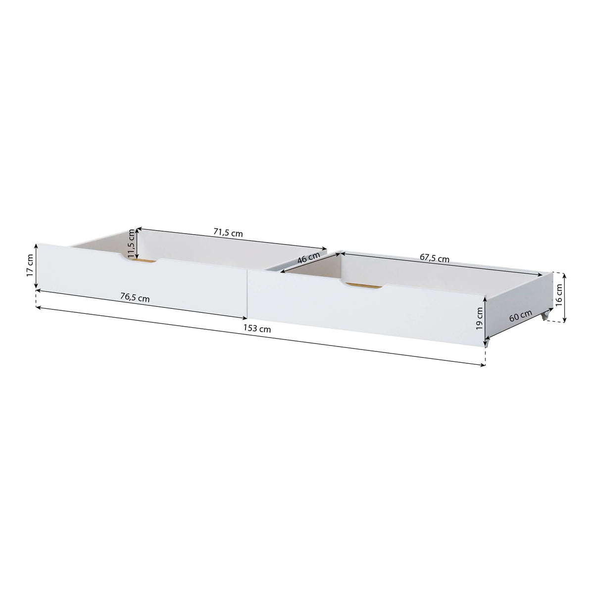Hoppekids, ECO Comfort, Hussäng 70x160, Dove Grey