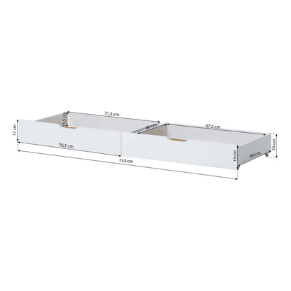 Hoppekids, ECO Comfort, Hussäng 70x160, Dove Grey