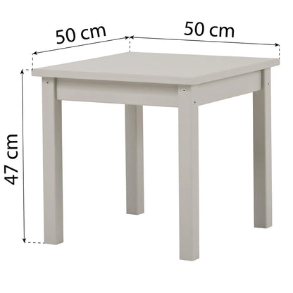 Hoppekids, Mads, Children's Table, Dove Grey