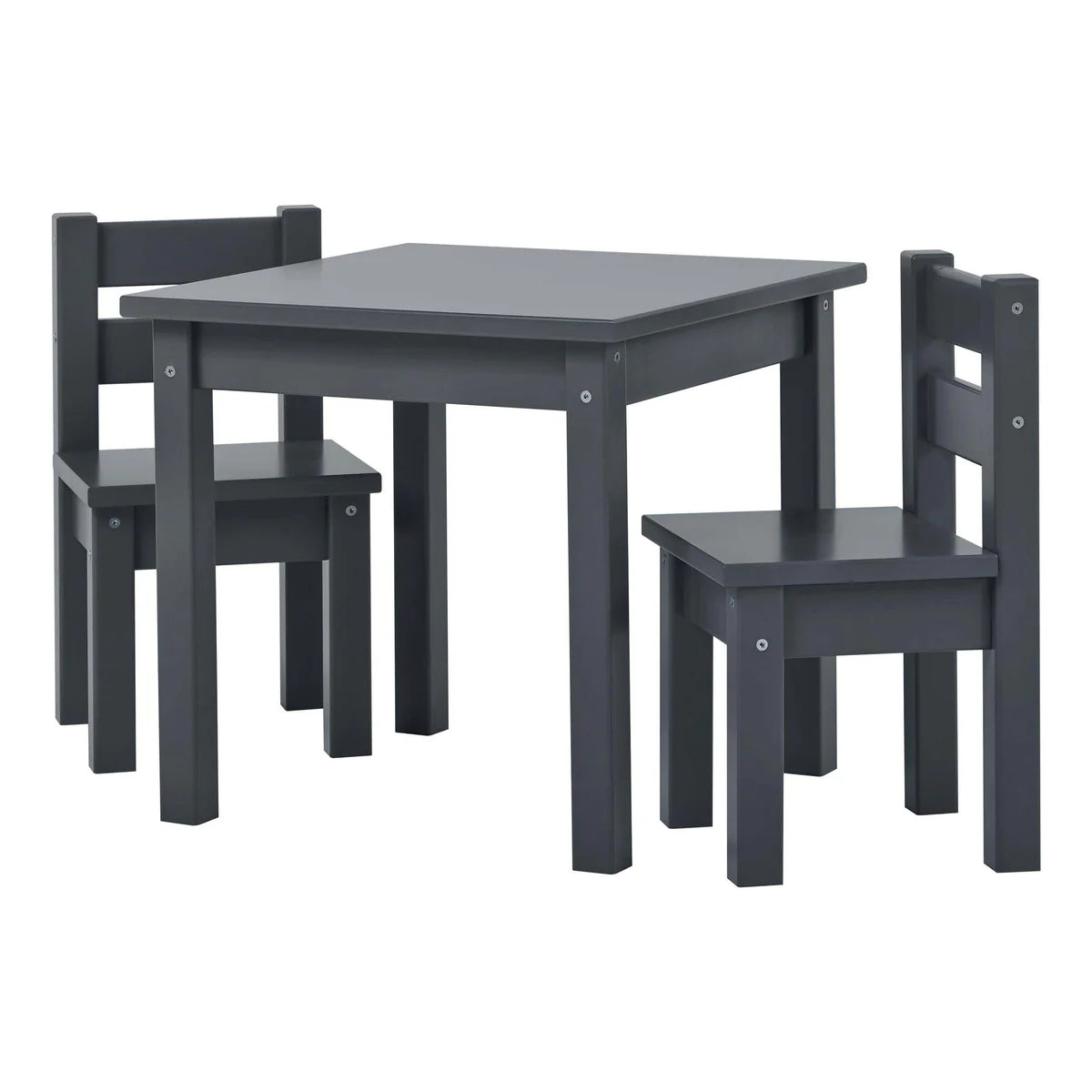 Hoppekids Mads, Table&amp;Chair Set, Smoked Pearl