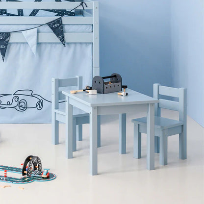 Hoppekids Mads, Bord &amp; Stolar Set, Dream Blue