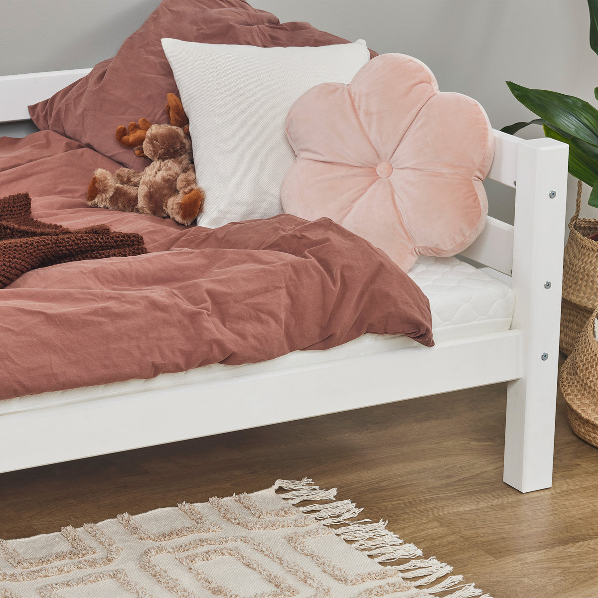 Hoppekids, ECO Luxury, Junior bed, 90x200 cm, White
