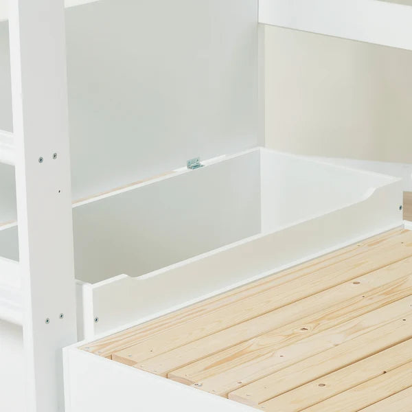 Hoppekids, ECO Luxury, Bunk bed 70x160 cm (convertible), White