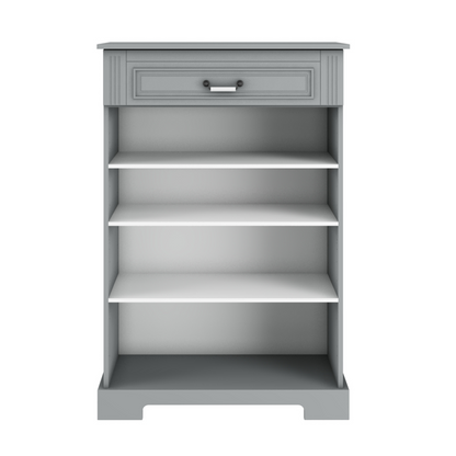 Bellamy, Ines, High Chest of Drawers, Grey