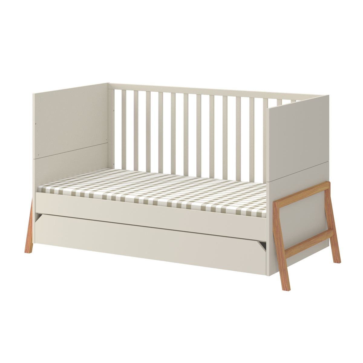 Bellamy, Lotta, Cot 2 IN 1, 70x140 cm, Latte