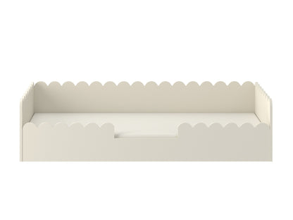 Bellamy, Junior bed 80x160, Book Nook, Latte