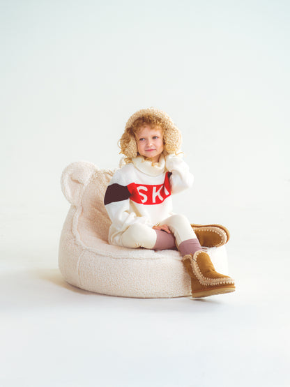 Wigiwama Beanbag, Cream White Bear