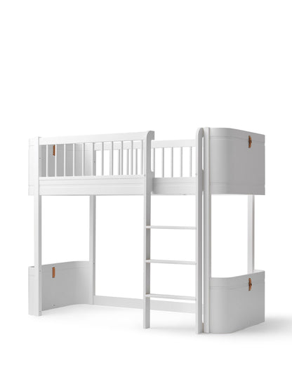 Oliver Furniture, Wood Mini+ Bunk Bed 70x160 cm, White