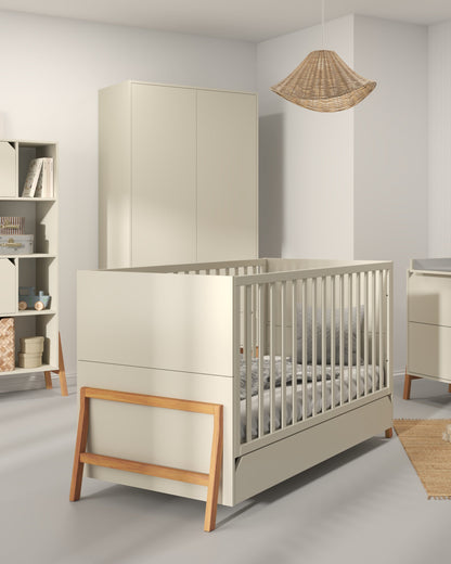 Bellamy, Lotta, Cot 2 IN 1, 70x140 cm, Latte