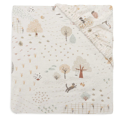 Jollein, Aluslakana, 70x140cm, Jersey Tiny Park