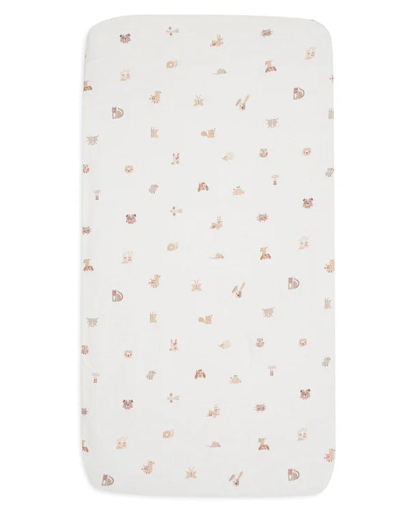 Jollein, Aluslakana, 70x140cm, Jersey Animal Friends