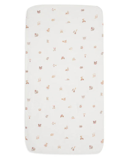 Jollein, Aluslakana, 70x140cm, Jersey Animal Friends