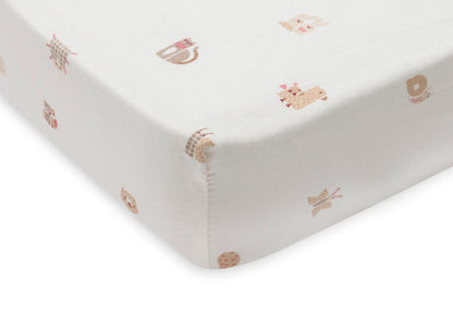 Jollein, Aluslakana, 70x140cm, Jersey Animal Friends