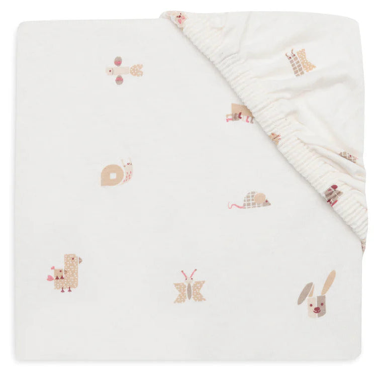 Jollein, Aluslakana, 70x140cm, Jersey Animal Friends