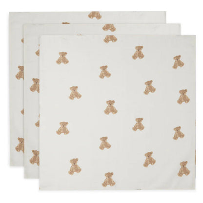 Jollein, Swaddles 3-pack, Teddy Bear