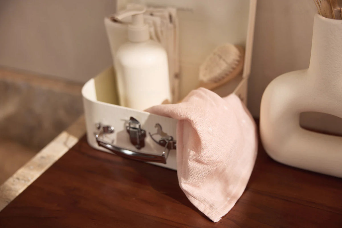 Jollein, Muslin Swaddle 2-pack, Twinkling Wild Rose, 115x115cm