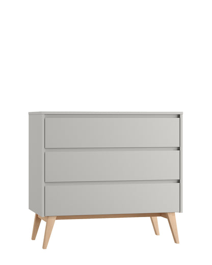 Pinio, Swing Chest of 3 drawers, Grey