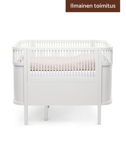 Sebra, Pinnasänky&Juniorisänky 2 in 1, Classic White