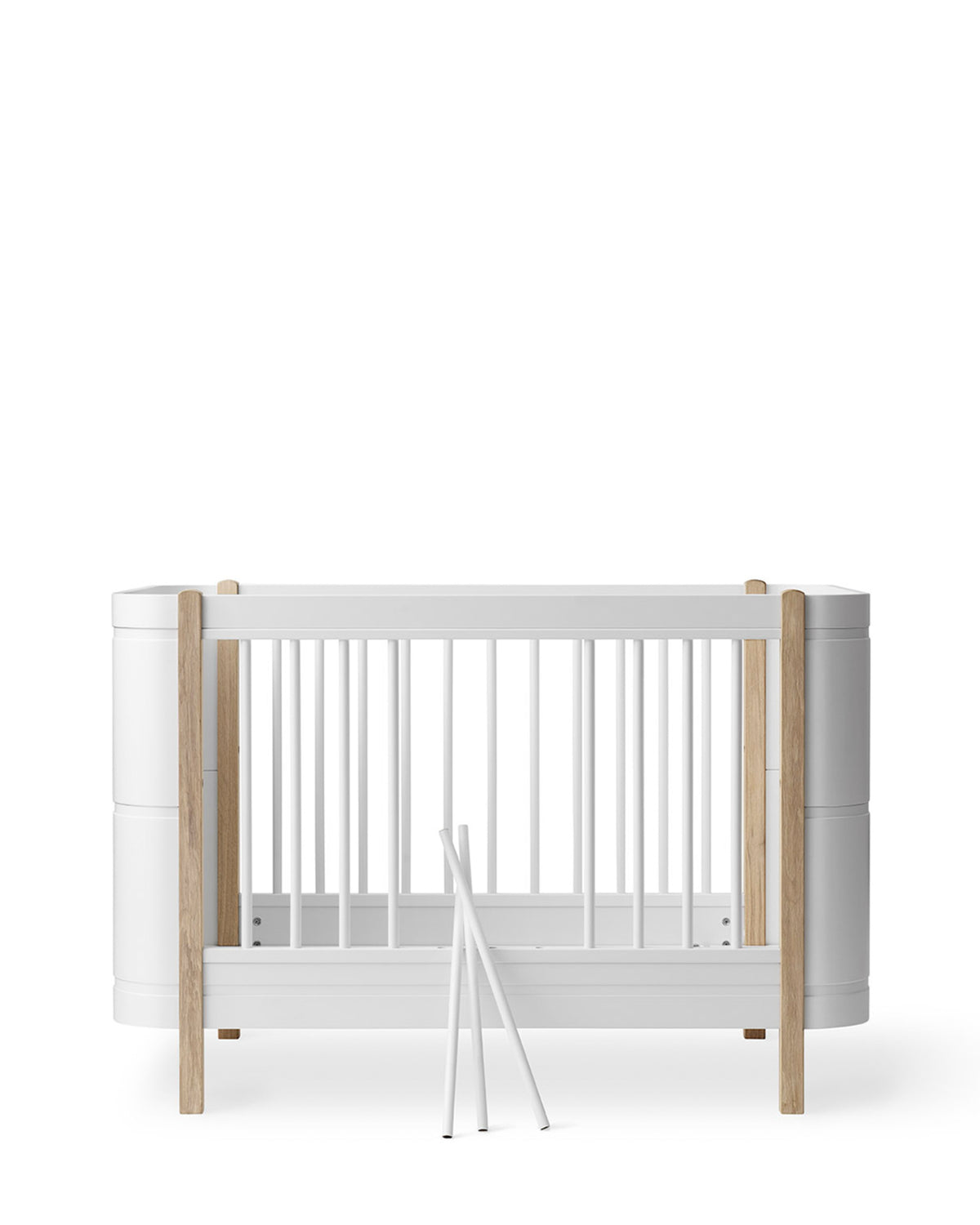 Oliver Furniture, Wood Mini+ Pinnasänky, White/Oak