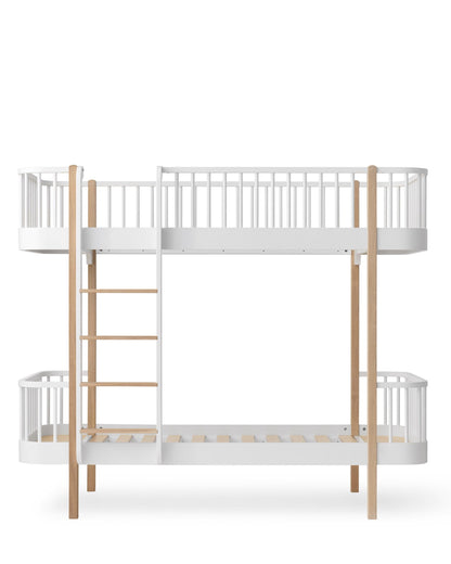 Oliver Furniture, Wood Original, High Bunk Bed 90x200, White/Oak