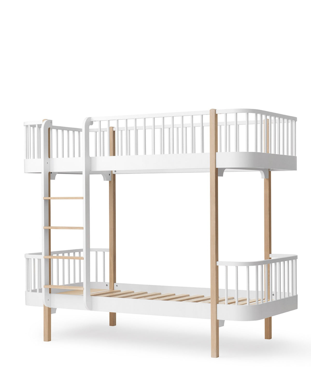 Oliver Furniture, Wood Original, High Bunk Bed 90x200, White/Oak
