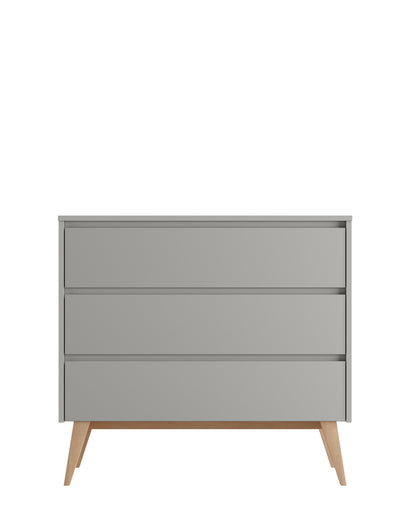 Pinio, Swing Chest of 3 drawers, Grey