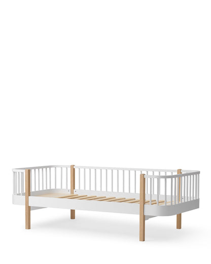 Oliver Furniture, Wood Original, Sofa Bed 90x200, White/Oak