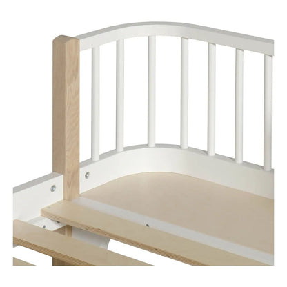 Oliver Furniture, Wood Original, Bed 90x200, White/Oak