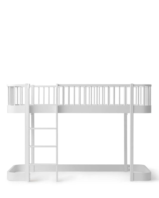 Oliver Furniture, Wood Original, Mid-high Bed 90x200, White
