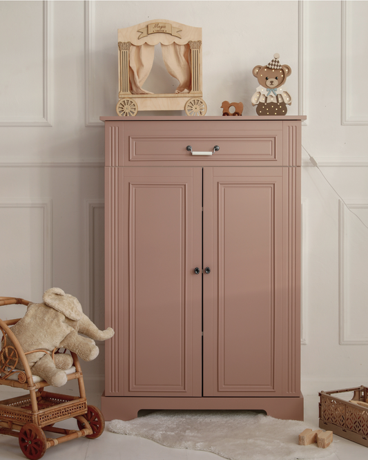 Bellamy, Ines, High Chest of Drawers, Vintage Rose
