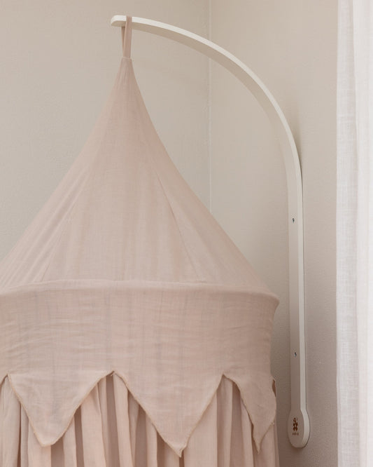 Zebra, Bed Canopy Wall Bracket, White