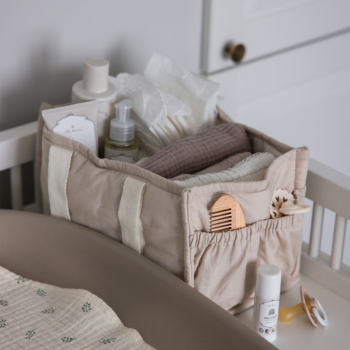 Sebra Bed Canopy, Jetty Beige