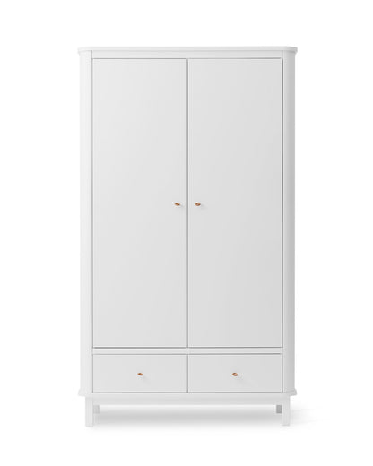 Oliver Furniture, Wood, Wardrobe 2 doors, White