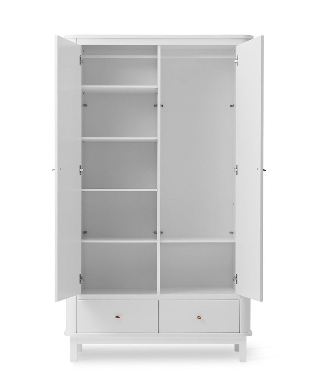 Oliver Furniture, Wood, Wardrobe 2 doors, White