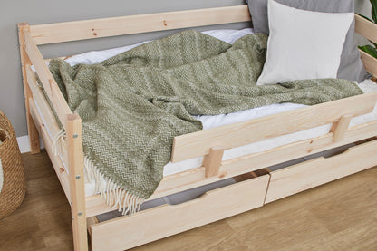 Hoppekids, ECO Comfort, Junior bed 70x160 cm, Wood