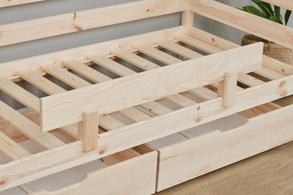 Hoppekids, ECO Comfort, Junior bed 70x160 cm, Wood