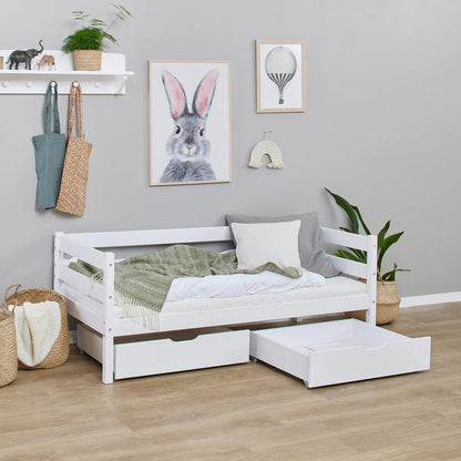 Hoppekids, ECO Comfort, Juniorsäng 70x160 cm, Vit