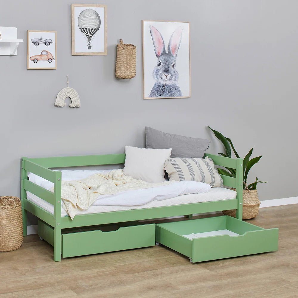 Hoppekids, ECO Comfort, Juniorsäng 70x160 cm, Grön