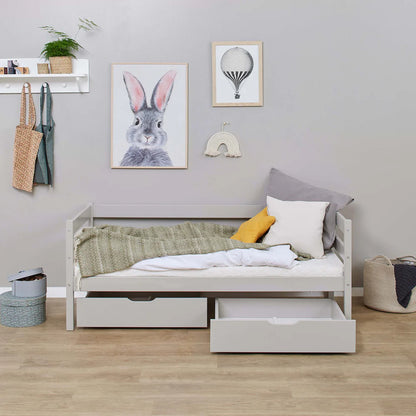 Hoppekids, ECO Comfort, Juniorisänky 70x160 cm, Dove Grey
