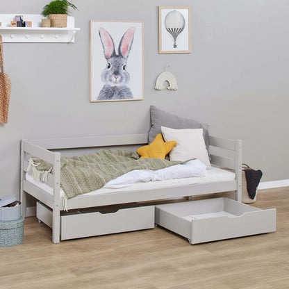 Hoppekids, ECO Comfort, Juniorisänky 70x160 cm, Dove Grey