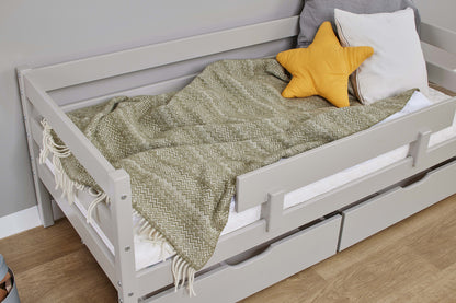 Hoppekids, ECO Comfort, Juniorisänky 70x160 cm, Dove Grey