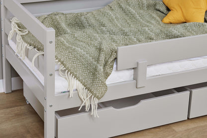 Hoppekids, ECO Comfort, Juniorisänky 70x160 cm, Dove Grey