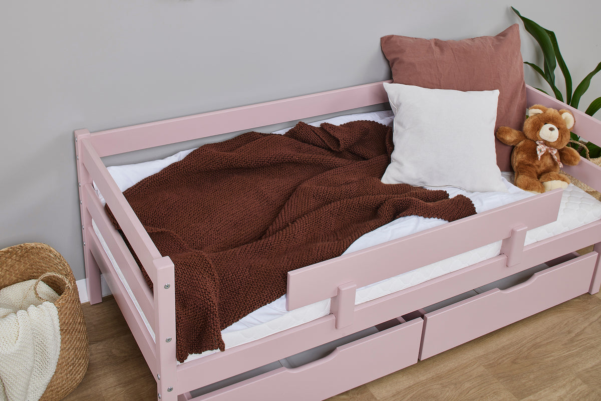 Hoppekids, ECO Comfort, Juniorisänky 70x160 cm, Pale Rose